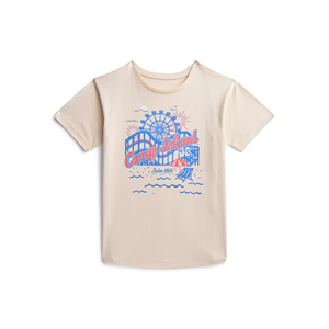 NASA Moon Graphic Short Sleeve O-Neck Regular Fit Spandex/Cotton Blend Quick Dry Breathable Casual T-Shirt - Product Image 3