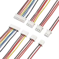 Custom Jst Xh 2.54mm Cable Harness 2/3/4 Pin konektor 10-way Female Pa66 kawat (2.5mm Pitch) untuk Drone elektronik