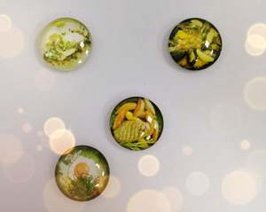 Imanes de Comida 3D Personalizados para Refrigerador, Imán de Vidrio para Refrigerador de Recuerdo - Product Image 4