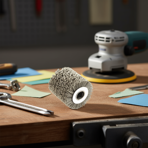 Brosse à trous en nylon Ttake 100x100 mm, 46 brins, 19,1 mm, Forum 6800, disques de ponçage Giri Min - Product Image 3