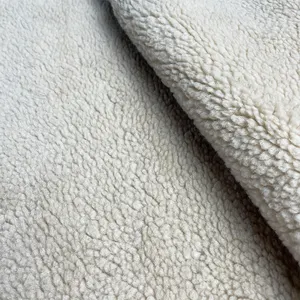 Hot Sale Fabric Manufacture Super Soft Sherpa Fleece Bronzed MircoSuede Bonded Sherpa Fleece For Coat Blanket Toy