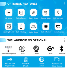 Màn Hình Lớn 17 Inch Ips Panel Treo Tường Hiển Thị Ảnh Kỹ Thuật Số Khung Ảnh Kích Thước Lớn - Product Image 4