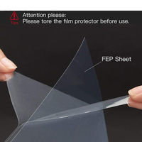 FEP Film 8.9 inci 260*200*0.15mm untuk ANYCUBIC Foton M3 Plus Mono X 4k 6k Elegoo Saturnus 3D Aksesori suku cadang Printer LCD SLA DLP