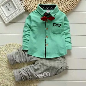 Conjunto de Ropa para Niños, Camisa y Pantalón de Cuatro Colores, Estilo Casual para Año Nuevo - Product Image 2