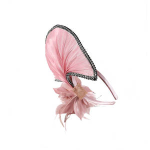 Elegant Ladies Fashion <strong>pink</strong> Kentucky Derby <strong>Fascinators</strong> Wedding Tea Party Church Hat <strong>Headband</strong> for Beach Outdoor Scenes - Product Image 5