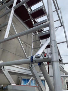 3-16m Nouveau Style Mobile 6061-t6 Échafaudage télescopique en aluminium Échelle de tour dans l'échafaudage - Product Image 5