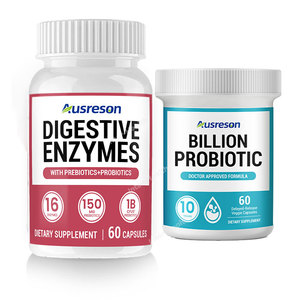 Capsule di Enzimi Digestivi e Probiotici Vegani Biologici a Marchio Privato, Integratori Erboristici per la Salute Intestinale - Product Image 2