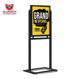 Giá bán buôn Chất lượng cao màu đen dễ dàng để di chuyển 6 bình hoa hiển thị đứng hoa kệ với dấu hiệu hàng đầu với bánh - Product Image 3