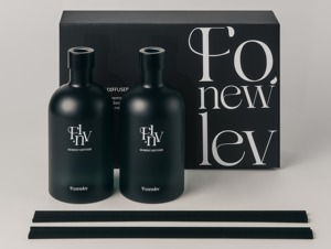 [Fonewlev] Cylinder Reed <b>Diffuser</b> 2EA Black Cherry Scented Alcohol Free Eco-Friendly Fresh Deodorize Long Lasting 4-Months - Product Image 5