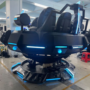 เครื่องเล่น <span class=keywords><strong>VR</strong></span> 360 <span class=keywords><strong>Crazy</strong></span> UFO 5ผู้เล่นเครื่องยิง9D <span class=keywords><strong>VR</strong></span> สำหรับธีมเกม Centre - Product Image 4