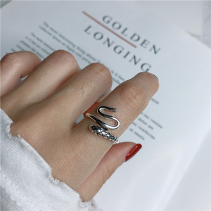 <span class=keywords><strong>Anello</strong></span> a <span class=keywords><strong>Serpente</strong></span> Regolabile in <span class=keywords><strong>Argento</strong></span> per Ragazze a Prezzo Conveniente - Product Image 1