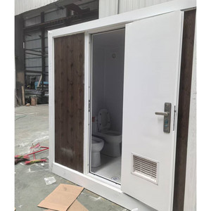Chine pas cher <span class=keywords><strong>prix</strong></span> camp vip conteneur luxe mobile toilettes extérieur portable salle de bain et douche à vendre pour événement pour camping - Product Image 4