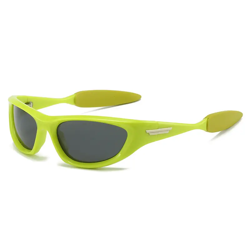 Trendy Outdoor Millennium 2000S Men Polarized Sports Glasses Shades Fashion Cat Eye Y2K Cycling Sunglasses For Women Eyewear