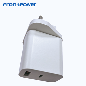 Chargeur rapide GAN 30W avec prise UK/EU, QC2.0, QC3.0, QC4.0, chargeur mural rapide double port pour téléphone - Product Image 2