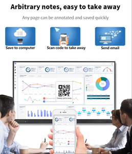 Wireless <strong>Projection</strong> 20-point Touch Built-in Camera Mobile <strong>LCD</strong> <strong>Display</strong> Dual Operating System Whiteboard Smart - Product Image 4