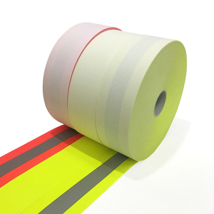 2 inch khả năng hiển thị cao huỳnh quang màu vàng phản quang FR <span class=keywords><strong>TRIM</strong></span> chống cháy phản chiếu vải băng chống cháy phản quang - Product Image 4