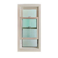 Ventana y puerta corrediza Upvc colgada doble de vinilo de calidad estilo americano ventanas colgadas simples/dobles