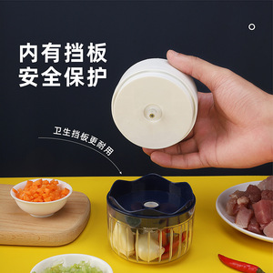 Mini prensa de ajos eléctrica con batería de 5V, carcasa de plástico, picadora de alimentos multifuncional para uso en la cocina - Product Image 3