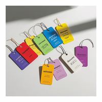 Vente chaude personnalisé voiture étiquettes suspendues papier vêtements étiquettes volantes étiquettes de vêtement compagnie aérienne carte d'embarquement thermique