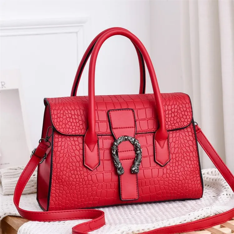 2024 moda kız tasarımcı özel toptan sıcak bayanlar Trendy Pu deri Tote el çantası
