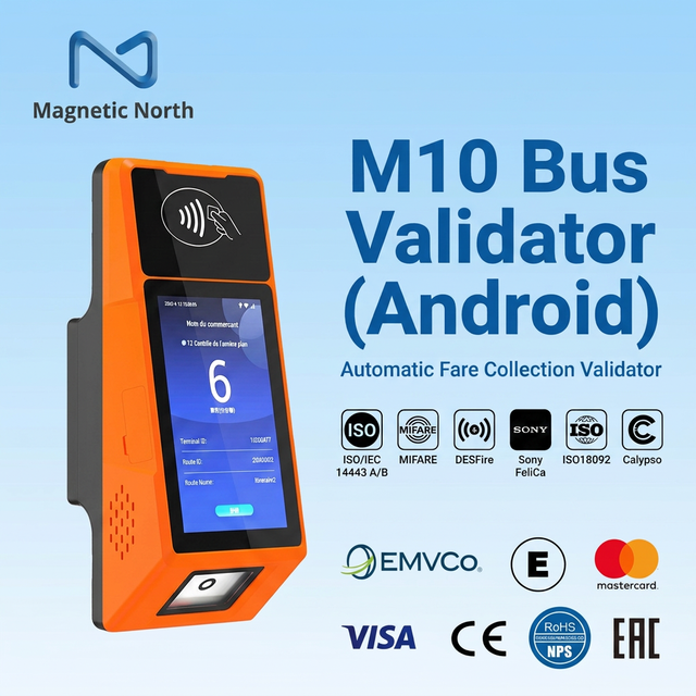 Afc Fare Collection Device EMV L1 L2 Fare Validator Android Pos Terminal
