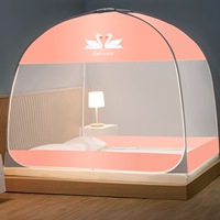 2025 nouveauté Simple imprimé haut moustiquaire lit rideau usine en gros Polyester yourte auvent pour adultes enfants chambre