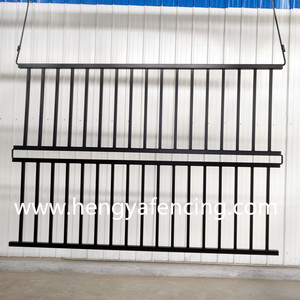 Clôture <span class=keywords><strong>tubulaire</strong></span> en acier et aluminium avec revêtement en poudre - Product Image 2