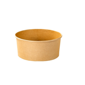 Vente en gros Bol à salade Meilleure vente Bol en papier kraft avec couvercle Boîte en papier OEM Boîte commerciale de restauration rapide de riz frit - Product Image 1