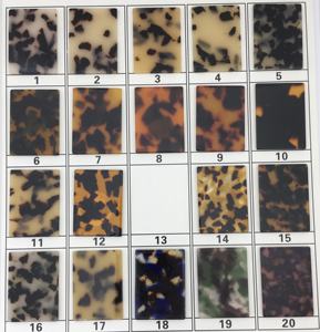 YIYI unico Vintage 6 cm leggero acetato senza traccia fermaglio per capelli stampa leopardata Fashion Spot all'ingrosso da donna - Product Image 3