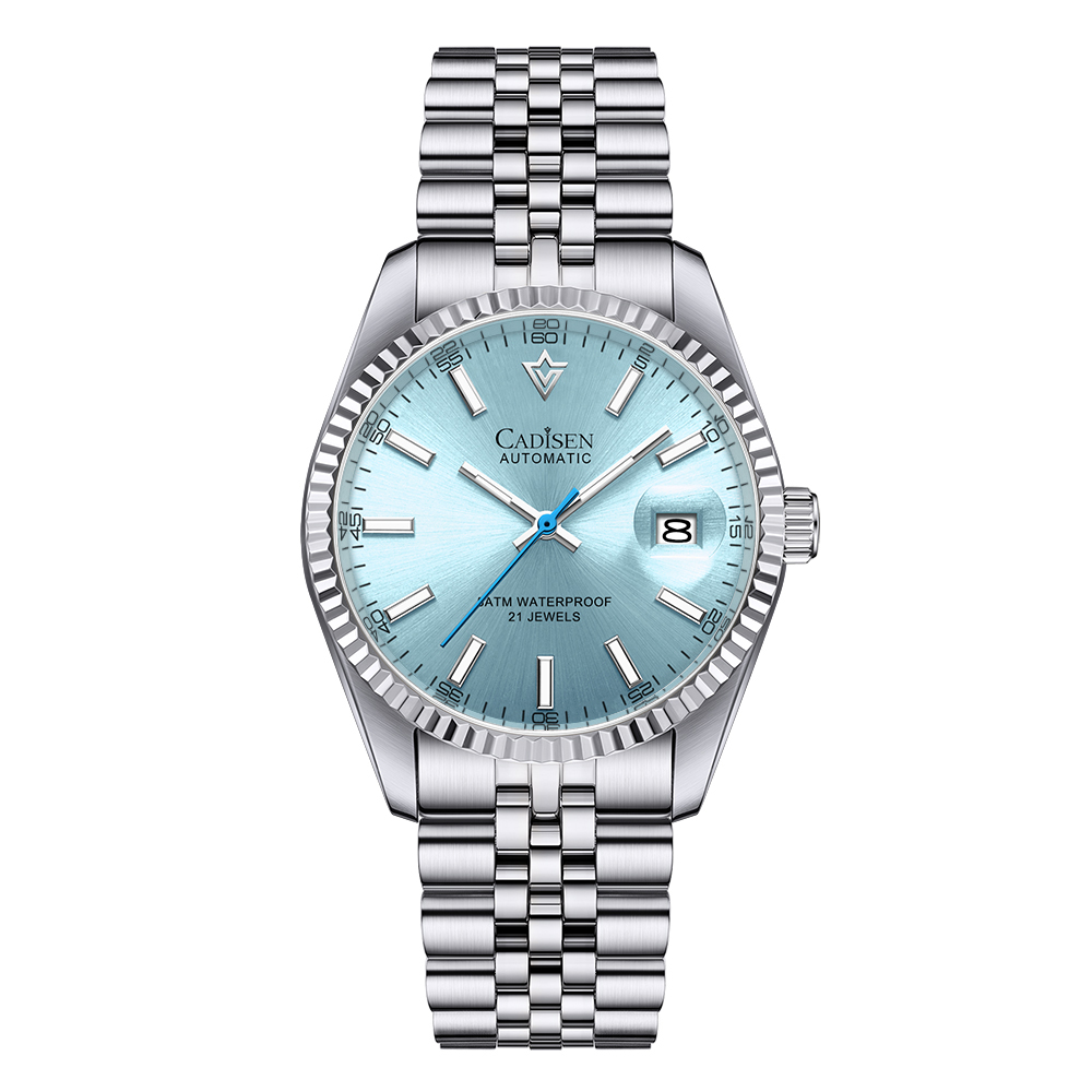 Plata azul claro