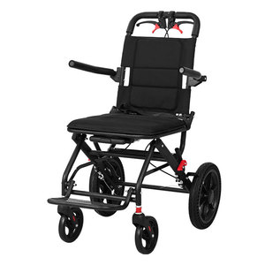 Fauteuil roulant manuel léger, compact et pliable pour personnes âgées et handicapées, aide à la mobilité, 13 kg, en acier, origine Hebei - Product Image 2
