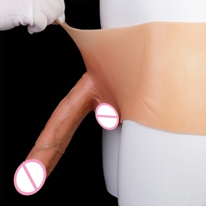 SXXY Dildo de Silicona Líquida Sólida de 23cm con Textura Real, Pantalones con Plug Anal Usable para Mujeres, Lesbianas, Gays, Estimulación del Punto G - Product Image 5