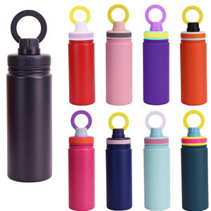 Bouteille d'eau isotherme en acier inoxydable à double paroi de 500 ml avec support magnétique pour téléphone, logo personnalisé - Product Image 3