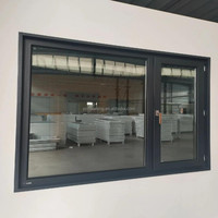 Ventanas Corredizas Modernas de PVC Blanco con Diseño Reforzado, Malla de Acero Inoxidable para Hoteles, Exteriores, Baños y Cocinas