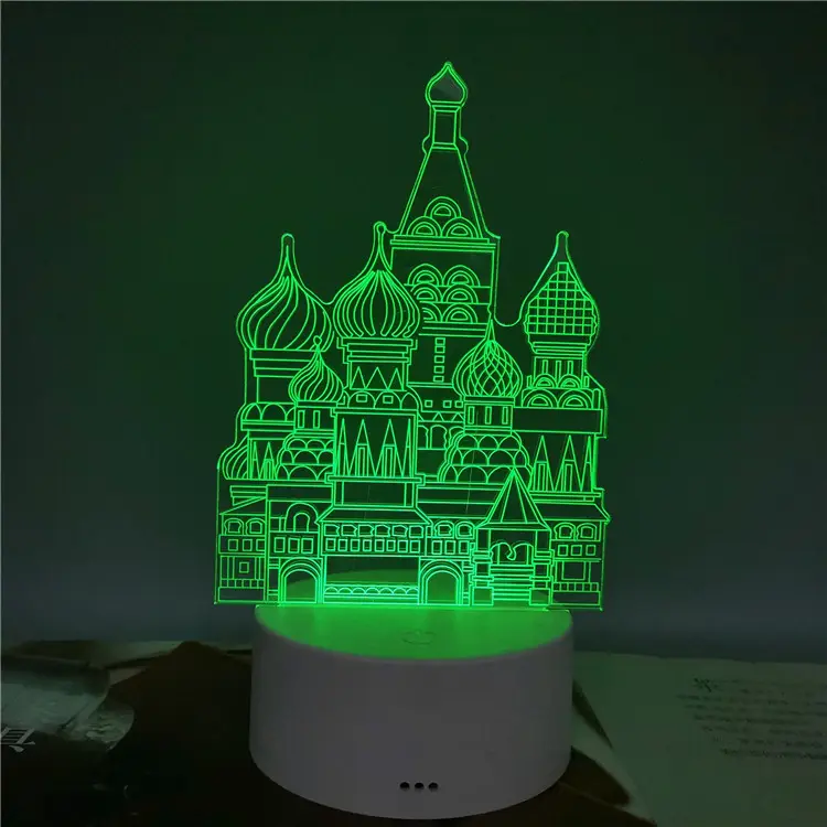 7 Color Bridge Lamp 3d Visual Led Night Lights For Kids Touch Usb Table Lampara Lampe Baby Sleeping Nightlight Sensor Lamp