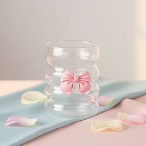 Popular 12oz <strong>Glass</strong> Tumbler Tea Cold Coffee Juice <strong>Cup</strong> with <strong>Glass</strong> Straw and Wood Lid - Product Image 6