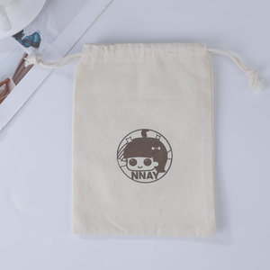 Sac à linge en toile de coton naturel personnalisé et portable avec cordon de serrage pour hôtels – Offre Spéciale - Product Image 3
