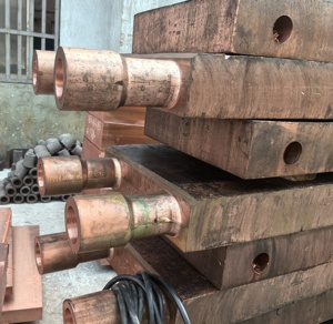 Design and Manufacture <strong>Copper</strong> Tiles, <strong>Copper</strong> Boots and <strong>Copper</strong> Components for Ferrosilicon Alloy Cables - Product Image 4