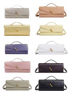 Túi xách nữ dệt cao cấp, đeo vai, kiểu dáng thời trang cổ điển, có khóa kéo, tiện dụng cho đám cưới và các bữa tiệc - Product Image 2