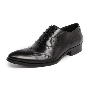 Zapatos Formales de Cuero para Hombre, Impermeables, con Punta en Pico, Transpirables, con Forro Antiolor, Refuerzo en la Puntera y Soporte para el Arco del Pie, para Oficina - Product Image 2