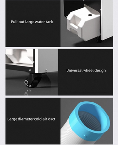 <span class=keywords><strong>Ventilateur</strong></span> de refroidisseur d'air portable d'usine de 10000 BTU 3 en 1 <span class=keywords><strong>Mini</strong></span> refroidisseur d'air portable avec roues pour cuisine d'entrepôt d'usine - Product Image 5