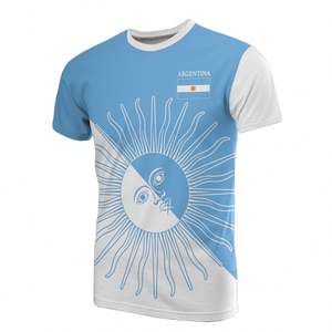 Personalizada <span class=keywords><strong>Argentina</strong></span> <span class=keywords><strong>camiseta</strong></span> Día DE LA Independencia playa <span class=keywords><strong>camiseta</strong></span> para hombres sublimación de gran tamaño suelta manga corta deporte ropa masculina <span class=keywords><strong>2023</strong></span> - Product Image 3