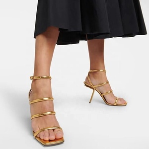 Stylish Women's Straps Sandals High Heels Stiletto Dress Ankle Buckles <b>Shoes</b> Party Wedge Thin Heeled Pumps - Product Image 1