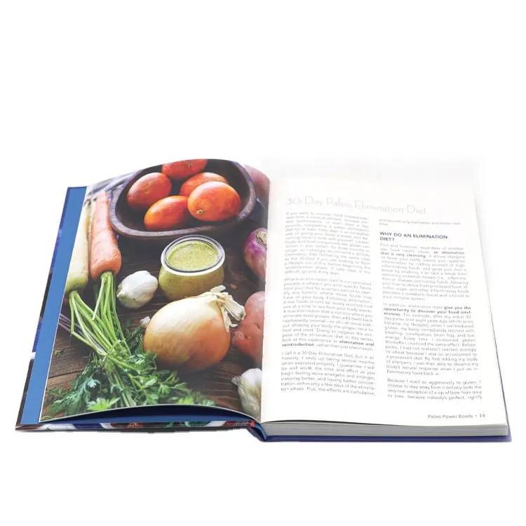 Книга для публикации в твердом переплете, книга для рецептов на заказ, печать кулинарной книги