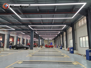 SGC80 Sino Star fabricants vendant 80mm largeur 6500K équipement <span class=keywords><strong>de</strong></span> lavage <span class=keywords><strong>de</strong></span> voiture atelier beauté réparation hexagone lumière - Product Image 3