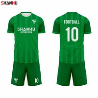 Maillot de football personnalisé T-shirt de sport respirant à séchage rapide en polyester pour hommes, impression par sublimation, vente en gros pour entraînement d'équipe