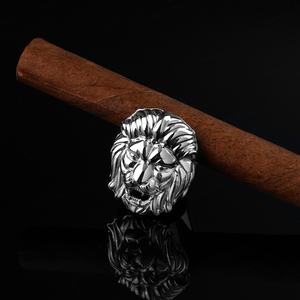 Bagues en laiton tête de lion style Hip Hop Punk pour hommes, bijoux unisexes tendance avec motif œil, élégantes pour les fêtes et les anniversaires - Product Image 6