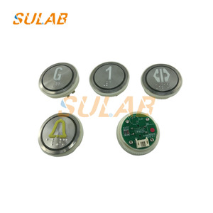 Nút nhấn thang máy với chữ nổi Sjec thang máy thang cuốn phụ tùng nút tròn ny20043356h01 a4n18639 j103025002e - Product Image 2