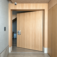 Portail de jardin pivotant en aluminium de luxe, gravé CNC, porte d'entrée extérieure avec serrure intelligente, portail piétonnier surdimensionné sur mesure pour villa