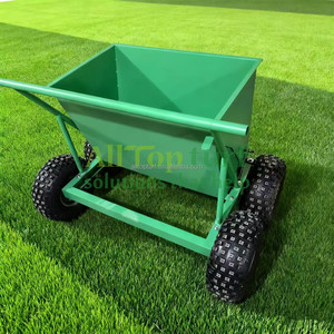 ALLTOP tappeto erboso sabbia e macchina contagocce di gomma per la diffusione di riempimento su <span class=keywords><strong>erba</strong></span> artificiale 4 grandi ruote capacità 160L - Product Image 6